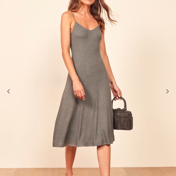 Reformation Shell Midi Dress Small S 